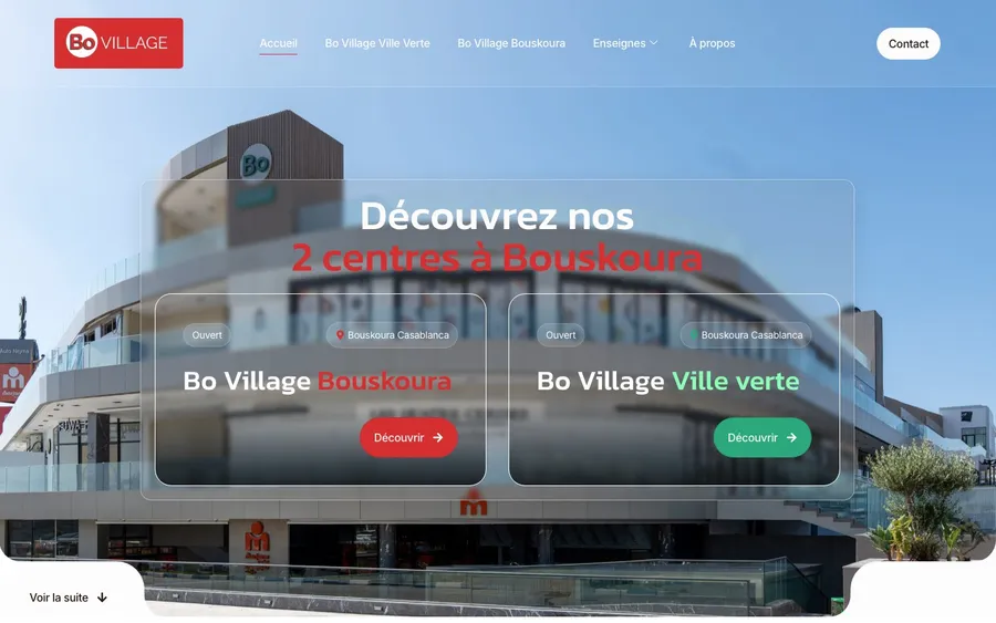 Aperçu du site Bo Village